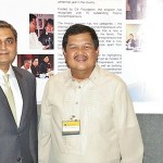 Microfinance champions: CCO Sanjiv Vohra with BSP Deputy Governor Nestor Espenilla at the Citi MOTY exhibit.